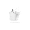 ROCA THE GAP stojací kapotovaný bidet biela 7.3574.7.700.0