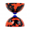 Vyvážené ložiskové JESTER diabolo od JuggleDream Farba: Červeno-čierna