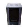 Extralink 18U 600X600 WALL-MOUNTED RACKMOUNT CABINET BLACK Nástenný regál Čierna (EX.16880)