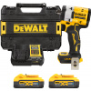DEWALT 18V XR 1/2” Aku rázový uťahovák s poistným krúžkom, 2x 5,0 Ah POWERSTACK DCF921H2T-QW