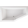 TEIKO Lagos 160x90 L - Asymetrická akrylátová vaňa 160 x 90 cm, biela, ľavá - V117160L04T05001 Nohy zadarmo