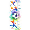 Meter na meranie výšky detí - Rast merať futbal na nálepku na stenu (Rast merať futbal na nálepku na stenu)