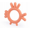 GiliGums Detské hryzátko Chicken Teether, 3m+, marhulova, 1 ks GiliGums 5904316150198