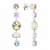 Magnetické náušnice s pastelovými kryštálmi Swarovski, chirurgická oceľ (Magnetické náušnice s pastelovými kryštálmi Swarovski, chirurgická oceľ)