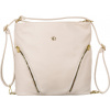 Smotanová elegantná dámska priestranná kabelka Rovicky R-KP-18-A19 ONE SIZE