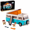 LEGO 10279 Ikony Volkswagen T2 obytný autobus VW Bus s ikonickými detailmi, klasická stavebnica obytného autobusu, darček pre dospelých