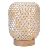 Solight ratanová LED lampáš s LED žiarovkou, teplá biela, 2x AAA, 19cm WO3107