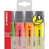 STABILO zvýrazňovač textu BOSS® ORIGINAL 70/4 žlutá, zelená, oranžová, růžová 2 mm, 5 mm 4 ks