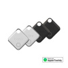 Inteligentné sledovacie zariadenie FIXED Tag s podporou funkcie Find My, 4 ks, 2x čierna + 2x biela
