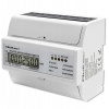 Qoltec Třífázový obousměrný elektronický elektroměr | Elektroměr na DIN lištu | 400V | 100A | LCD | 4P