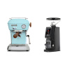 Ascaso Dream PID, Kid Blue + Eureka Atom W 65 Casa, black