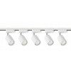 Kolajnicové led svietidla - 5x LED železničná lampa Spotlight Tuba GU10 2M (5x LED železničná lampa Spotlight Tuba GU10 2M)