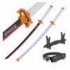 Meč Katana Demon Slayer Kyojuro Rengoku's Drevený JT10656