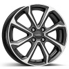 DEZENT KT 6x15 4x100 ET47 matt graphite polished