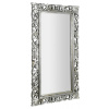 SAPHO SCULE 80 x 150cm zrkadlo vo vyrezávanom ráme, drevo masív, strieborná antique, IN334