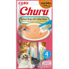 Churu cat snack losos & hřebenatka 4 x 14 g