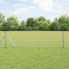 zahrada-XL Plot s stĺpmi Strieborná 0.5 x 10 m Ocel potiahnutá PVC 3352908