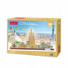 CubicFun 3D puzzle CityLine panorama Bracelona 186 ks