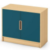 OPTIMA Skrinka M, výška 74 cm modrá emerald
