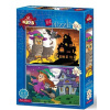 ART PUZZLE Puzzle Sova a čarodějnice 2x100 dílků