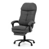 Autronic KA-F1251 GREY2 - Kancelárske kreslo, tmavo šedá látka, synchrónny mechanizmus, podnožka