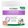 Vet's Best Clean Ear Finger Pads vlhčené obrúsky na čistenie uší 50 ks