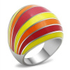 Prsteň z chirurgickej ocele Sr0255 Veľkosť prsteňa: 52 (16,6 mm)