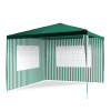 Záhradný párty stan - zelený 3 x 3 m + 2 bočné steny