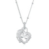 GRACE Silver Jewellery Stříbrný náhrdelník Matka a Syn - stříbro 925/1000 NH-SCN525/93 Stříbrná 40 cm + 5 cm (prodloužení)