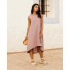 Magic Linen Ľanové šaty Toscana Woodrose Velikost: S