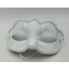Venetian Masquerade Ball Mask biela