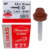 Skrutky do ocele Wkręt-Met 4,8 x 19 mm 250 ks