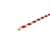 Ochrana rohov Knuffi®, typ E, samolepiace, dĺžka 1 m, červeno-biele, 26 x 19 mm
