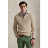 Vlnený sveter Polo Ralph Lauren béžová farba, teplé, s polorolákom, 710941101 XL