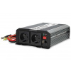 NEDIS menič napätia/ modifikovaná sínusoida/ 24 V DC/230 V AC 50 Hz/ 1000 W (2000 W špička)/ USB-A/ 2x zásuvka type E