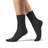 GINA dámské ponožky klasické, bezešvé, jednobarevné Bambusové ponožky 82003P - černá 41/44, vel. 41/44, černá