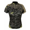 Dres dámsky s krátkym rukávom Haven Singletrail - khaki-žltý, XL