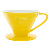 Tiamo keramický dripper na kávu V02 žltý