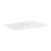 Hansgrohe Xelu Q Doska pod umývadlo 78x55 cm, výrez uprostred, lesklá biela 54113050-HG