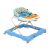 BABY MIX Detské chodítko s volantom a silikónovými kolieskami modro-biele 67x64 modrá