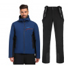 Pánský lyžařský komplet Flip DBL 4XL + Rhea BLK 3XL