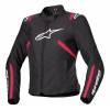 ALPINESTARS bunda STELLA T-SPS 2 WATERPROOF, ALPINESTARS (černá/bílá/růžová) 2025 - M