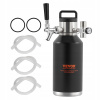 VEVOR Dávkovač piva 1,89L Mini sud na pivo 64oz