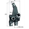 MAHLE Termostat chladenia oleja TO383
