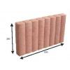 Palisádový obrubník 28x50x6 Farba: sivá