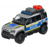 Autíčko policajné Land Rover Defender 90 Police Majorette dĺžka 12,5 cm