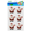 Dekoračná samolepiaca ozdoba Mikuláš 6 ks Vianoce CRAFT WITH FUN 521668