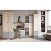 VerDesign, JUNIOR zostava do detskej izby, biely dub/grey LTD