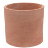 Terakotový kvetináč valec s jednoduchým vzhľadom 25cm 30789