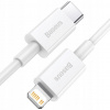 Baseus BRA010673 Superior USB-C/Lightning, PD 20 W, 0,25m, bílý